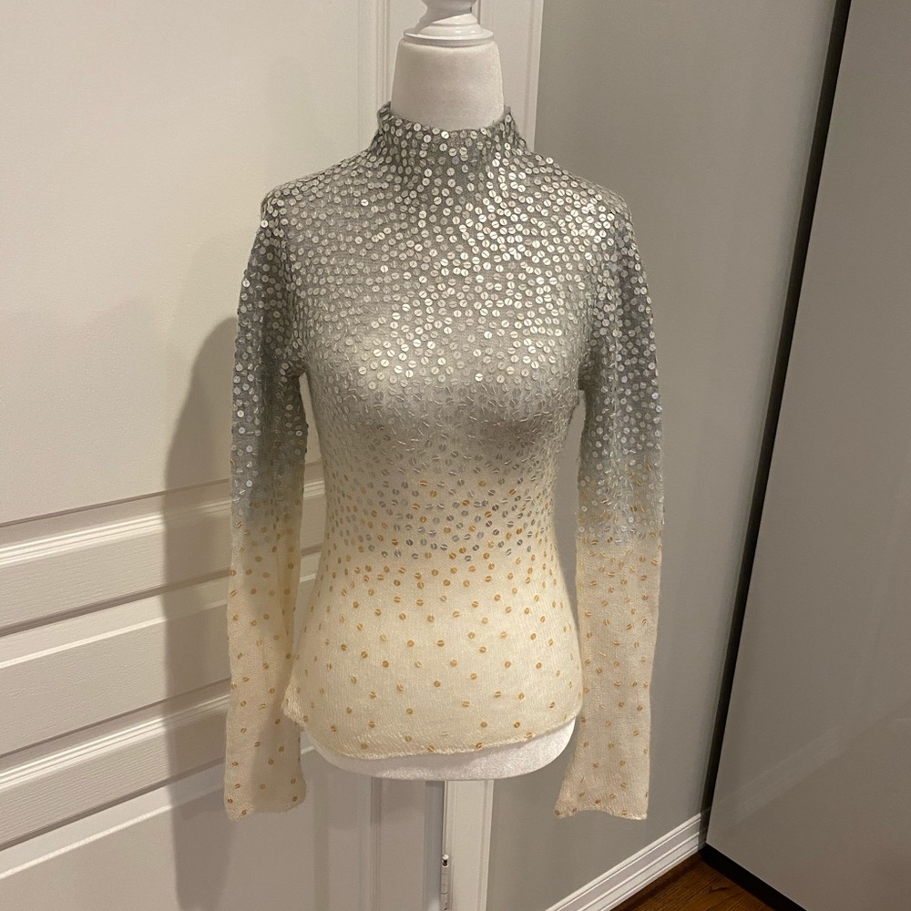 Laundry wool embellished sweater size XS